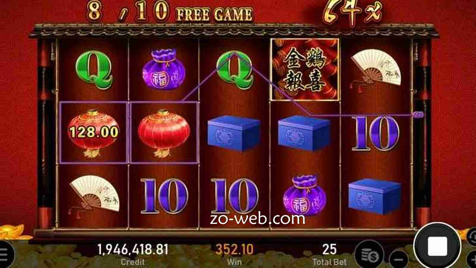 中欧体育《金鸡报喜》老虎机游戏玩起来,快速触发免费自由旋转