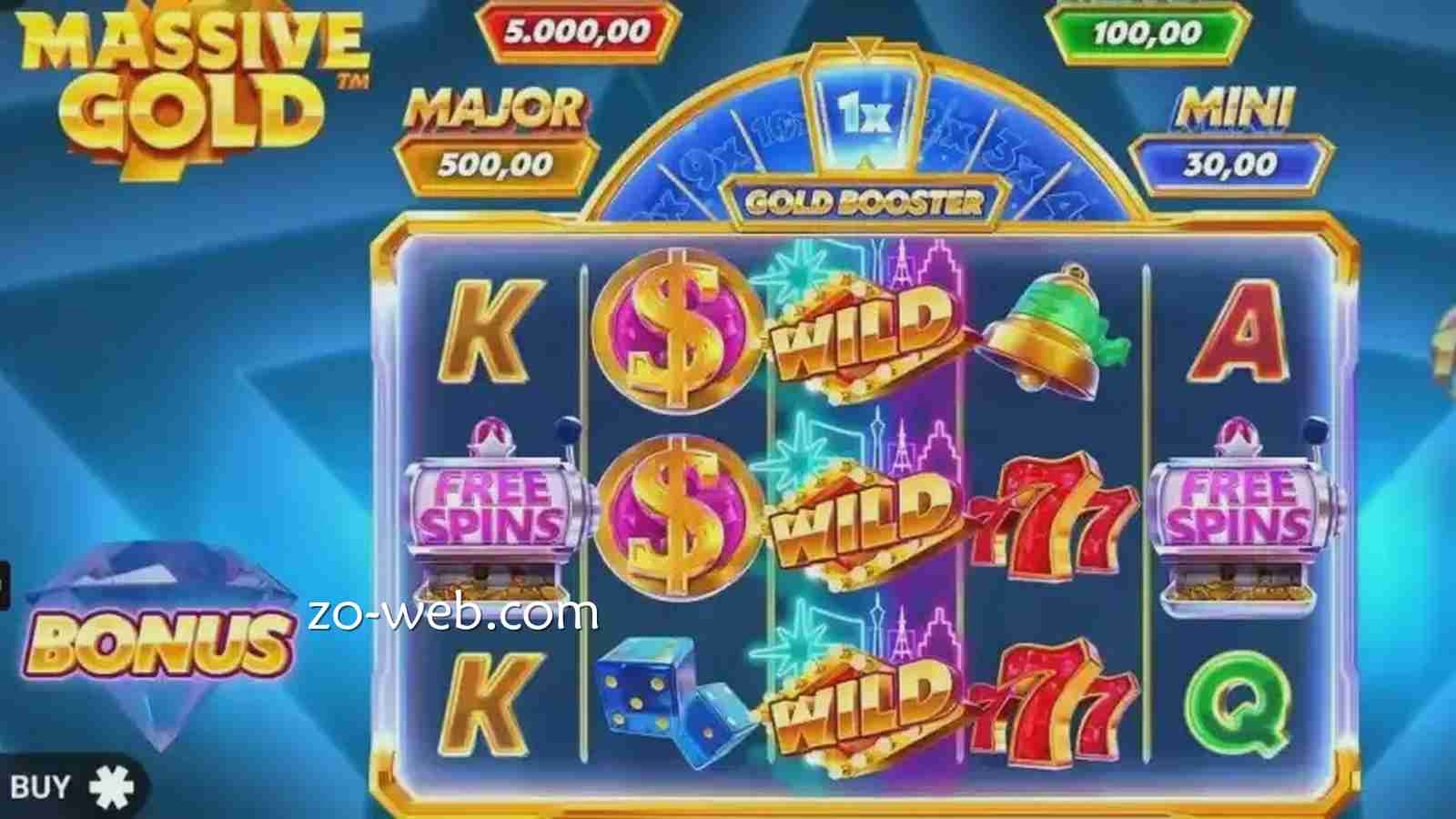 《巨额黄金》电子老虎机游戏高达5000倍大奖,是否有你的份?